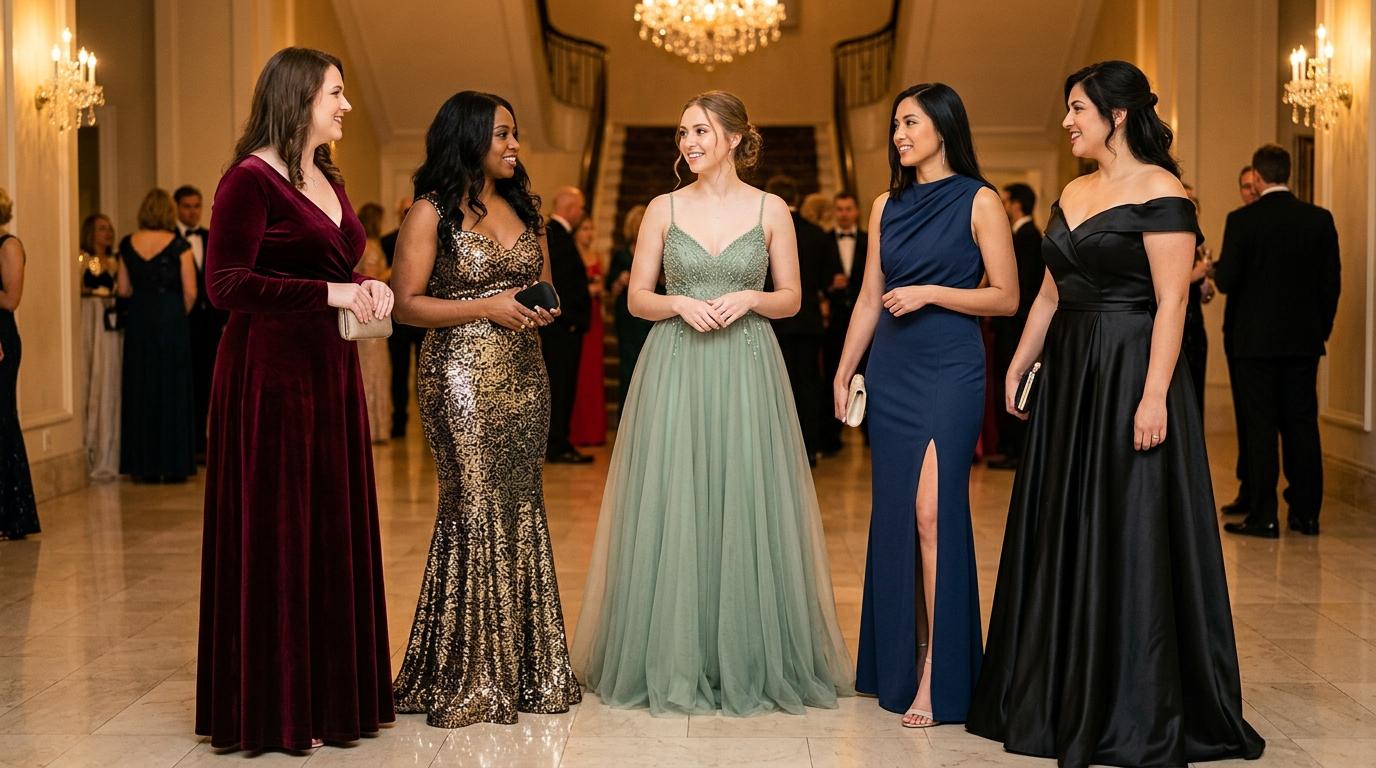 Different Types of Evening Dresses