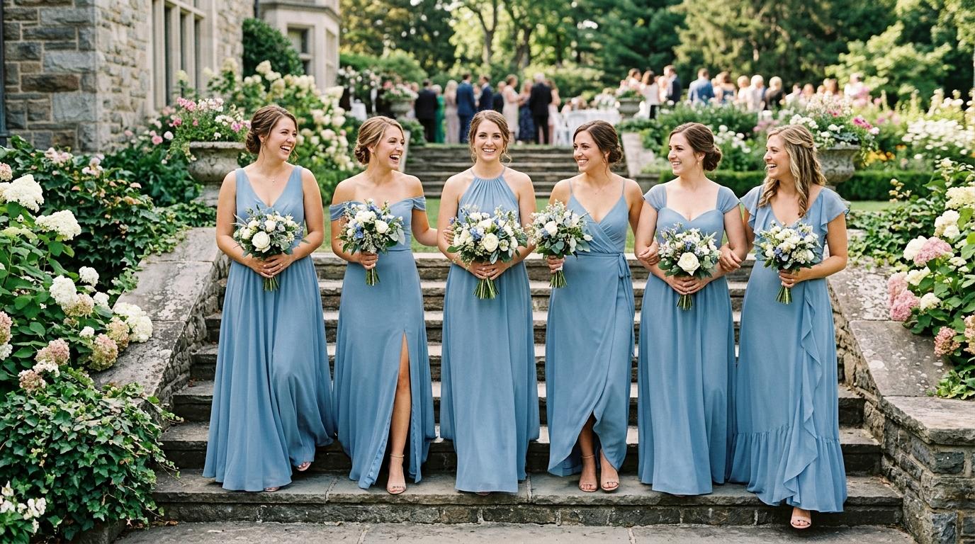 How to Coordinate Bridesmaid Dresses With the Wedding Theme