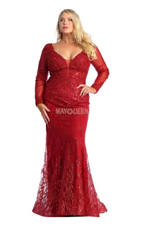 RQ7937-BURGUNDY-4XL